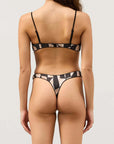 Zulu and Zephyr Mosaic Curve Thong Brief