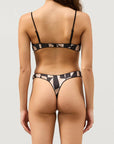 Zulu and Zephyr Mosaic Curve Thong Brief