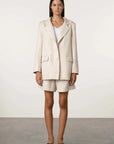 Zulu and Zephyr Relaxed Tailored Blazer Husk