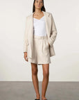 Zulu and Zephyr Relaxed Tailored Blazer Husk