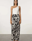 Zulu and Zephyr White Textured Knit Top White