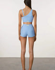 Zulu and Zephyr Waffle 2 Inch Bike Short Ocean Blue
