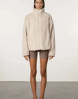 Zulu and Zephyr Sherpa Jacket Natural