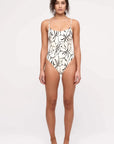 Zulu and Zephyr Reversible One Piece Cream Flower