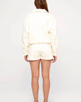 Zulu and Zephyr Sport Sweat Shirt Fleece Cream
