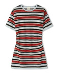 Zulu and Zephyr T Shirt Knit Dress Bold Stripe