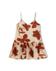 Zulu and Zephyr Cotton Mini Dress Ruby Floral