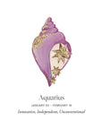 By Charlotte You Are Magic Zodiac Necklace Aquarius Sterling Silver