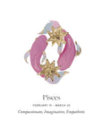 By Charlotte You Are Magic Zodiac Necklace Pisces Gold