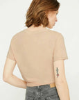 American Vintage Vegiflower T Shirt Biscuit