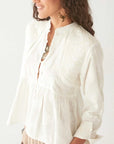 Maison Hotel Ariana Blouse Mosaique Ivory