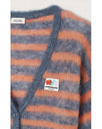 American Vintage Womens Cardigan Nenybay Melange Striped