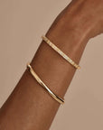 Charlotte 18k Gold Vermeil Lover Bangle