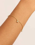 By Charlotte Live in Peace Bracelet Gold Vermeil