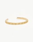 By Charlotte 18k Gold Live In Grace Cuff