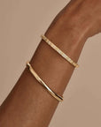 By Charlotte 18k Gold Live In Grace Cuff