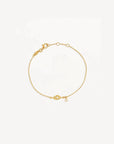 By Charlotte 18k Gold Vermeil I Am Protected Bracelet