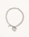 By Charlotte Sterling Silver Love Unlocked Padlock Bracelet