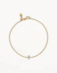 By Charlotte Crystal Bloom Bracelet 18kt Gold Vermeil
