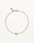 By Charlotte Blooming Hearts Bracelet 18kt Gold Vermeil