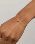 By Charlotte Blooming Hearts Bracelet 18kt Gold Vermeil