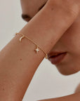 By Charlotte Celestial Skies Charm Bracelet 18k Gold Vermeil