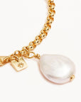 Charlotte Gold Embrace Stillness Pearl Bracelet