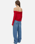 Camilla and Marc Majorie Top Ruby Red