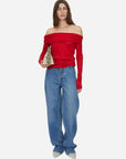 Camilla and Marc Majorie Top Ruby Red