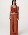 Rowie Carlotta Linen Wide Pants