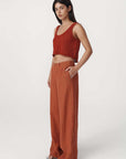 Rowie Carlotta Linen Wide Pants