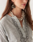 Maison Hotel Cas Blouse Blue Stripes