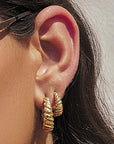 Arms of Eve Lulu Gold Hoop Earrings