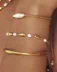 Arms of Eve Mimi Pearl and Gold Bracelet