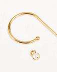 By Charlotte 14k Solid Gold Tranquility Hoop