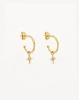 By Charlotte Starlight Hoops 18k Gold Vermeil