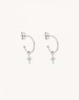 By Charlotte Starlight Hoops Sterling Silver
