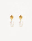 By Charlotte 18k Gold Vermeil Endless Grace Pearl Drop Earrings