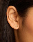 By Charlotte Live in Light Stud Earrings 18k Gold Vermeil