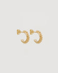 Charlotte 18k Gold Vermeil Karma Hoops