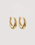 Charlotte 18k Gold Vermeil Radiant Energy Small Hoops