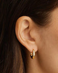 Charlotte 18k Gold Vermeil Radiant Energy Small Hoops