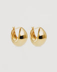 Charlotte 18k Gold Vermeil Sunkissed Large Hoops