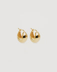 Charlotte 18k Gold Vermeil Sunkissed Small Hoops