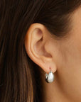 Charlotte Sterling Silver Sunkissed Small Hoops