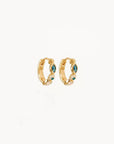 By Charlotte 18k Gold Vermeil Protection of Eye Hoops.