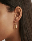 By Charlotte Mussel Hoops 18k Gold Plated