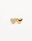By Charlotte Always By Your Side Stud Earrings 18kt Gold Vermeil