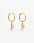 By Charlotte Lotus Hoops 18kt Gold Vermeil