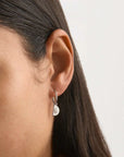 By Charlotte Lotus Hoops Sterling Silver
